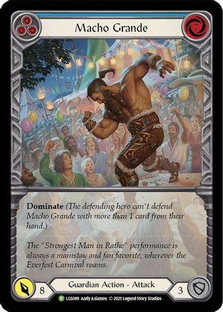 Macho Grande (Blue) | Promo