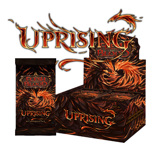Flesh and Blood - Uprising Booster – Storm Gate Games Flesh and Blood - Uprising Booster – Storm Gate Games