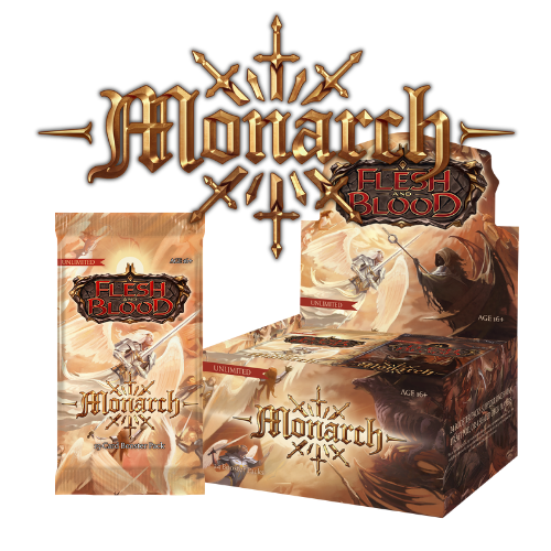 Flesh and Blood - Monarch (Unlimited) Booster – Storm Gate Games Flesh and Blood - Monarch (Unlimited) Booster – Storm Gate Games
