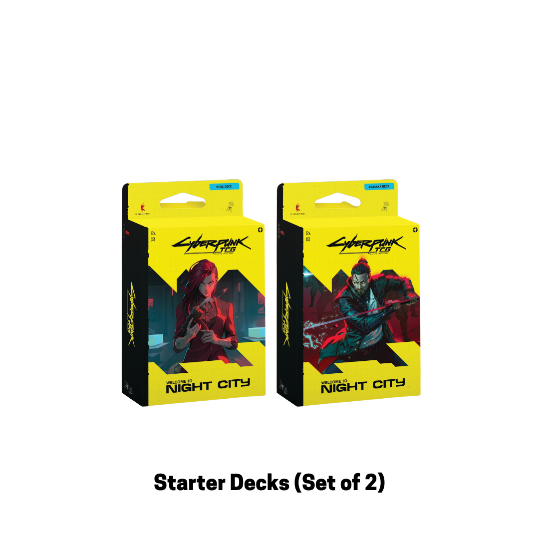 CYBERPUNK TCG: Welcome to Night City Starter Decks (Set of 2)