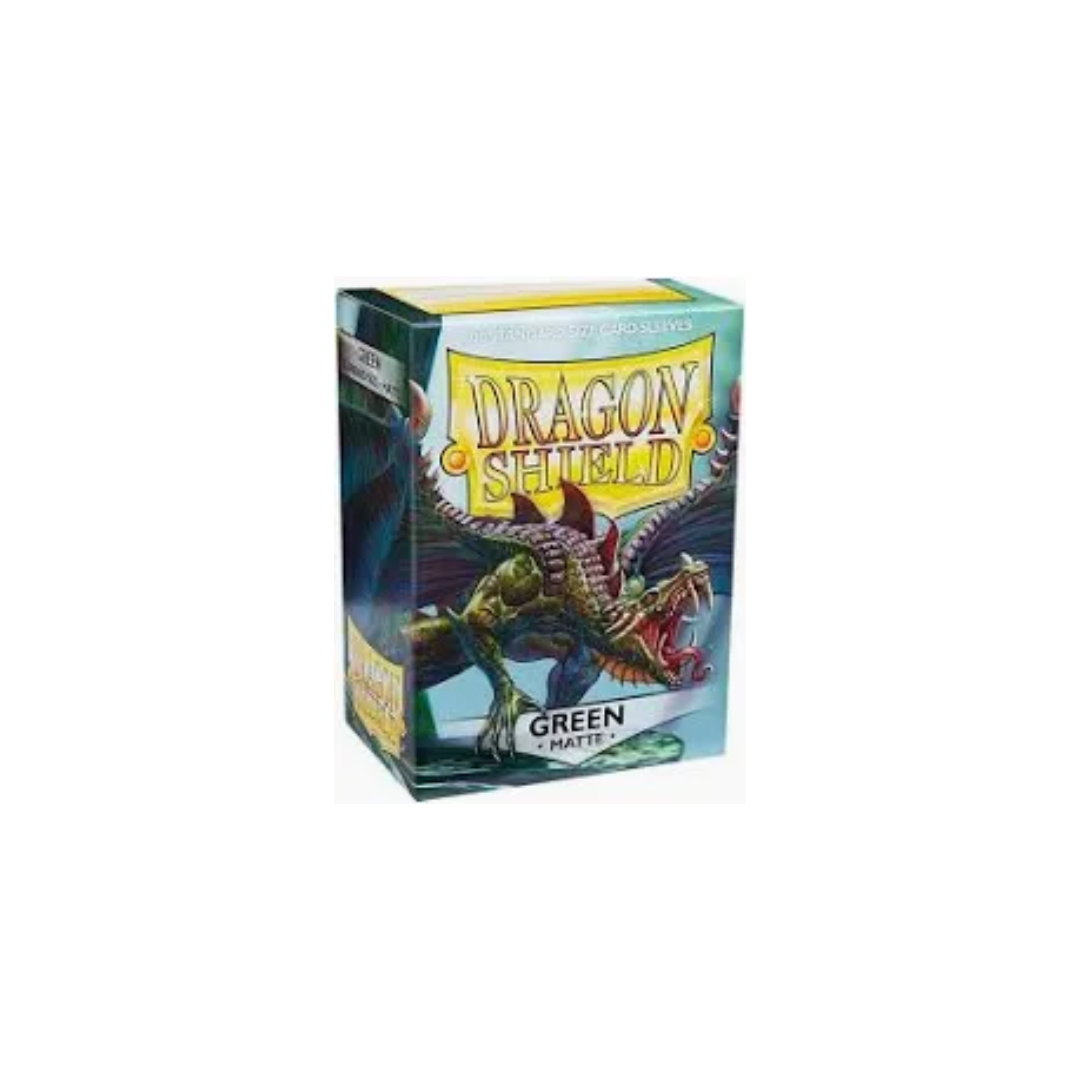 Dragon Shield - Matte Sleeves (Green), 100pcs/pack