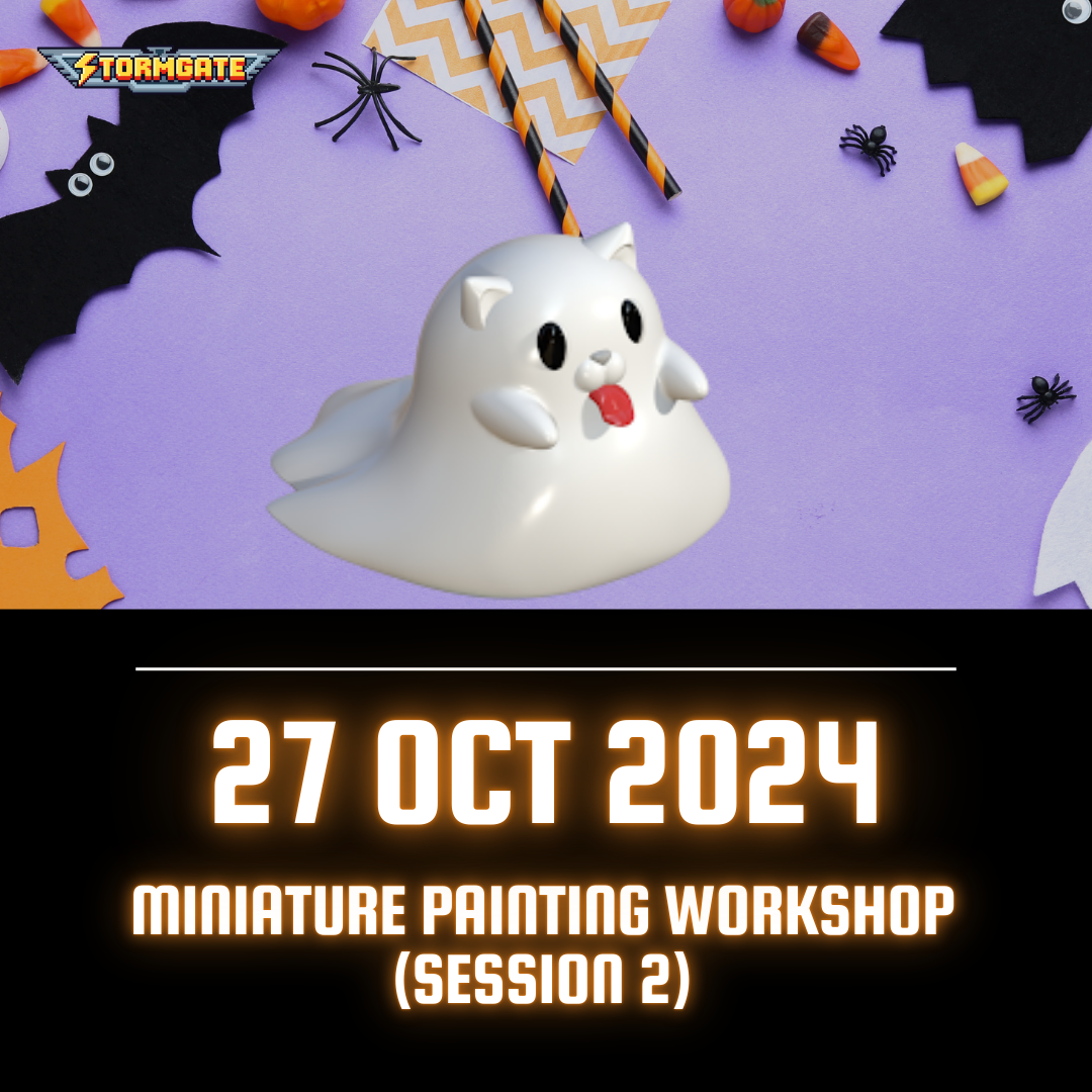 Miniature Painting Workshop (27 Oct 2024, 1:00pm - 2:30pm)