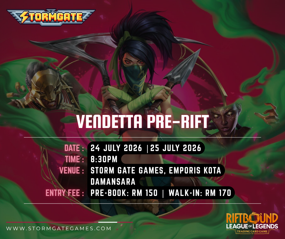 Riftbound - Vendetta Pre-Rift Pre-Booking (24th July)