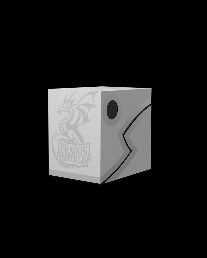 Dragon Shield Double Shell - (Ashen White/Black)
