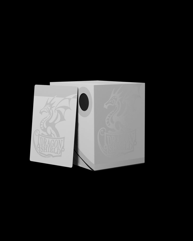 Dragon Shield Double Shell - (Ashen White/Black)