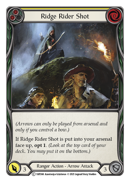 Ridge Rider Shot (Yellow) | Common