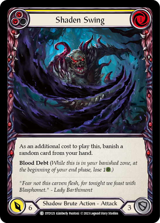 Shaden Swing (Yellow) | Common - Playset (3 pcs)