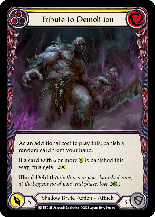 Tribute to Demolition (Yellow) | Common - Playset (3 pcs)