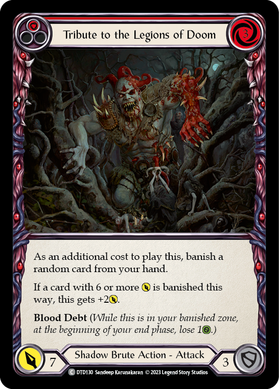 Tribute to the Legions of Doom (Red) | Common - Playset (3 pcs)
