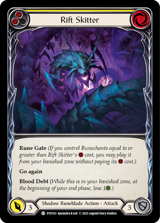 Rift Skitter (Yellow) | Common - Playset (3 pcs)