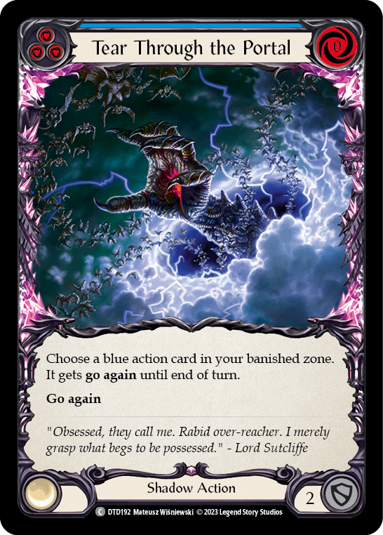 Tear Through the Portal (Blue) | Common - Playset (3 pcs)