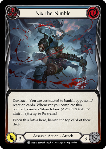 Nix the Nimble (Blue) | Common