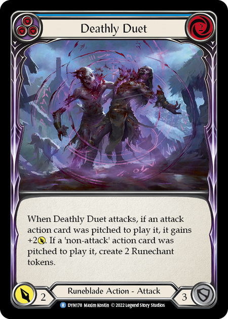 Deathly Duet (Blue) | Rare