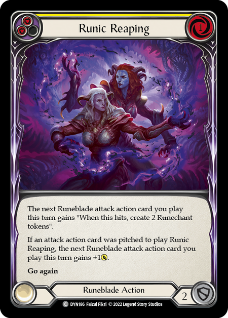 Runic Reaping (Yellow) | Common