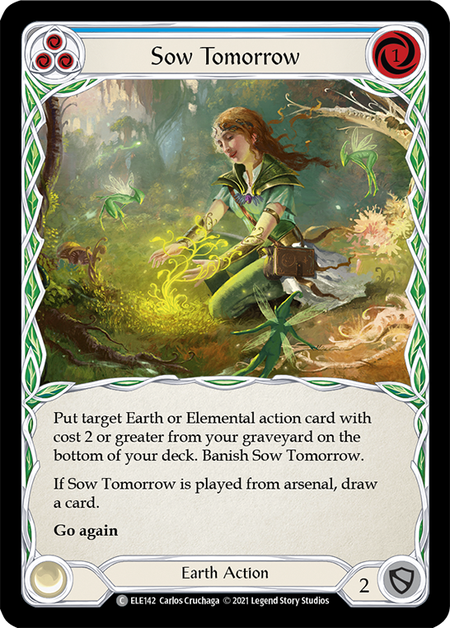 Sow Tomorrow (Blue) | Common - First Edition