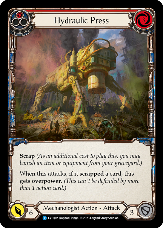 Hydraulic Press (Red) | Rare