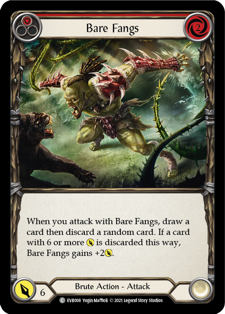 Bare Fangs (Red) | Common - First Edition