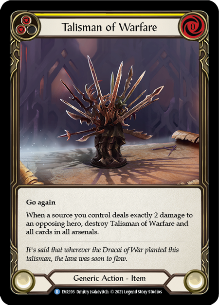 Talisman of Warfare | Rare - First Edition