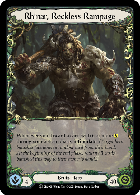 Rhinar, Reckless Rampage | Common - Unlimited