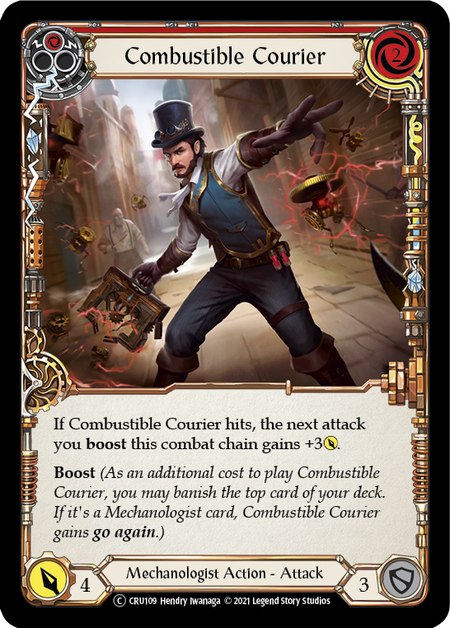 Combustible Courier (Red) | Common - Unlimited