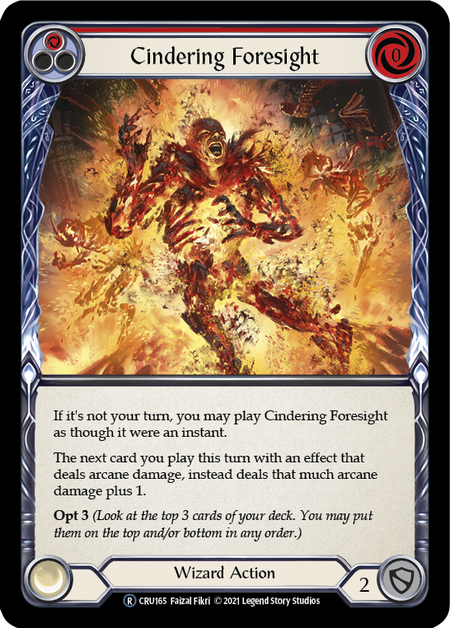 Cindering Foresight (Red) | Rare - Unlimited