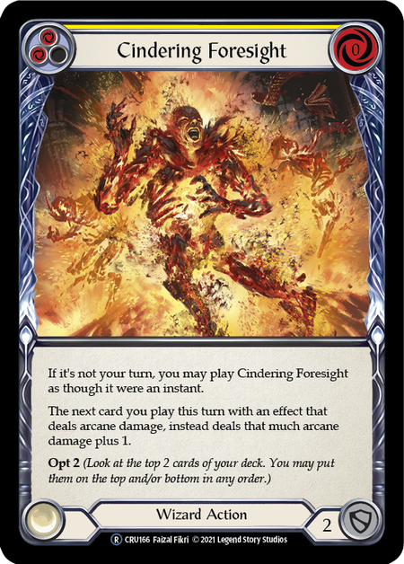 Cindering Foresight (Yellow) | Rare - Unlimited