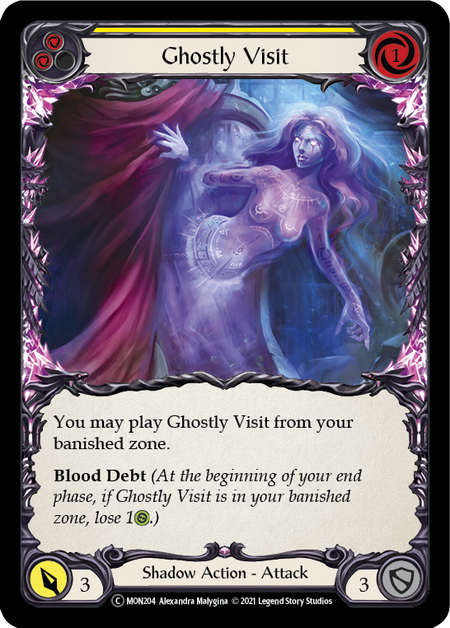Ghostly Visit (Yellow) | Common - Unlimited