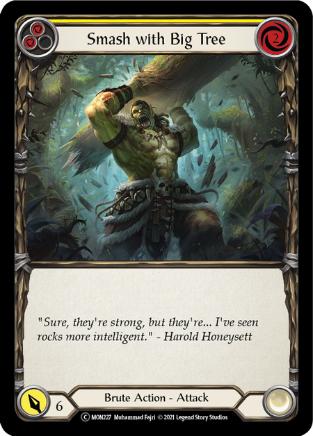 Smash with Big Tree (Yellow) | Common - Unlimited