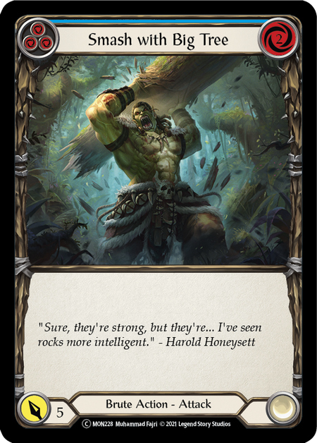 Smash with Big Tree (Blue) | Common - Unlimited