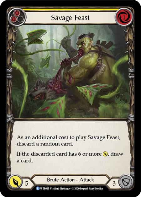 Savage Feast (Yellow) | Rare - Unlimited