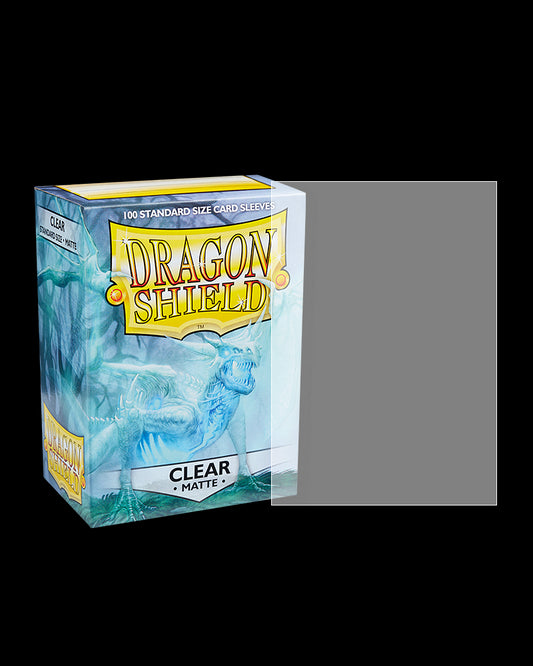 Dragon Shield - Matte Sleeves (Clear), 100pcs/pack