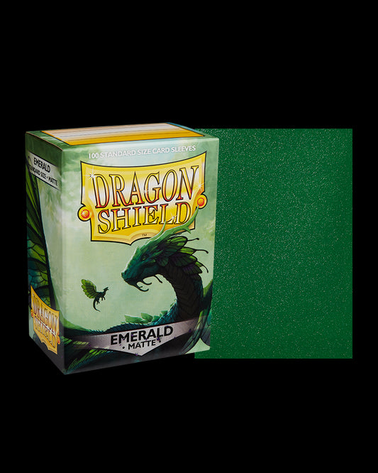 Dragon Shield - Matte Sleeves (Emerald), 100pcs/pack