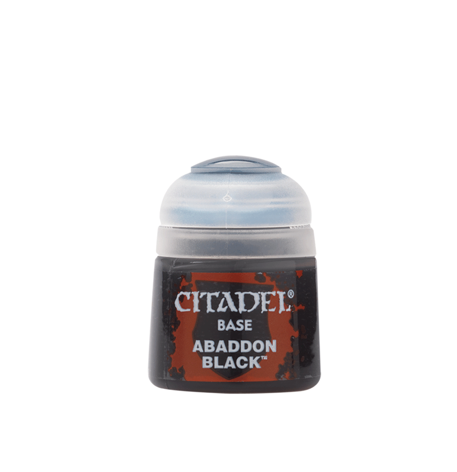 Citadel Colour Paints - Abaddon Black (12ml)