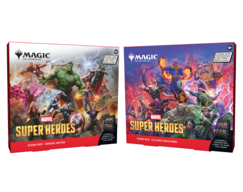 MAGIC: THE GATHERING - Marvel Super Heroes Scene Box (Set of 2)