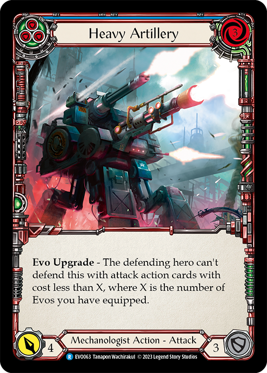 Heavy Artillery (Blue) | Rare [Rainbow Foil]