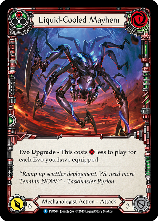 Liquid-Cooled Mayhem (Red) | Rare [Rainbow Foil]