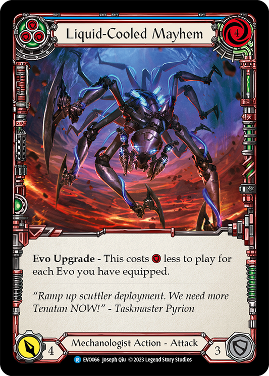 Liquid-Cooled Mayhem (Blue) | Rare [Rainbow Foil]