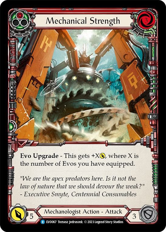 Mechanical Strength (Red) | Rare [Rainbow Foil]