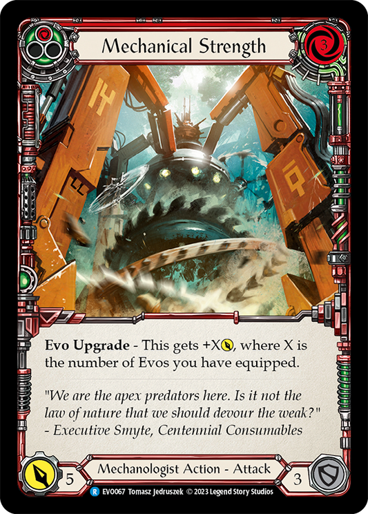 Mechanical Strength (Red) | Rare [Rainbow Foil]