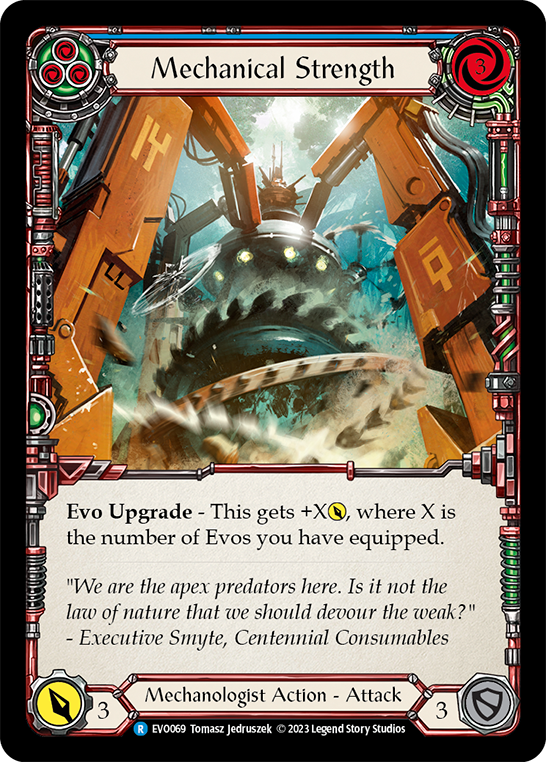 Mechanical Strength (Blue) | Rare [Rainbow Foil]