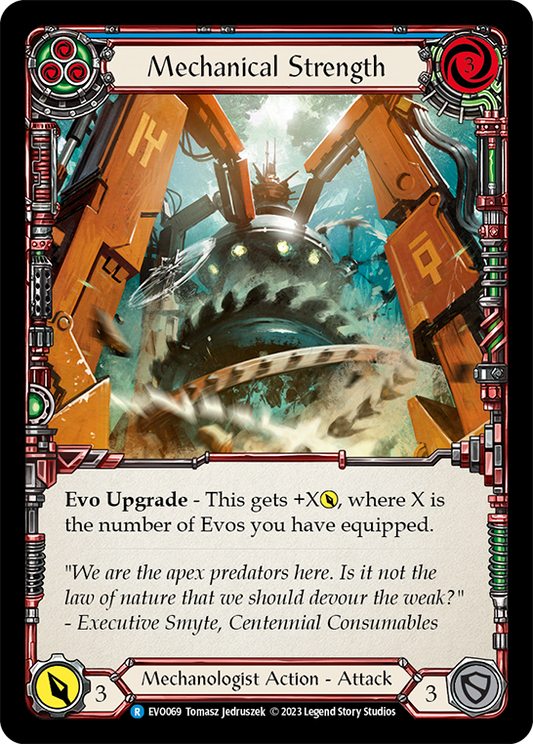 Mechanical Strength (Blue) | Rare [Rainbow Foil]