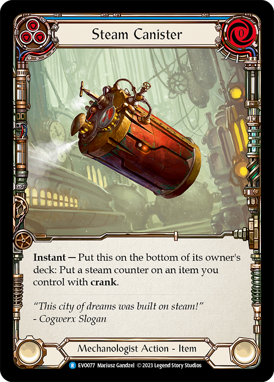 Steam Canister | Rare [Rainbow Foil]