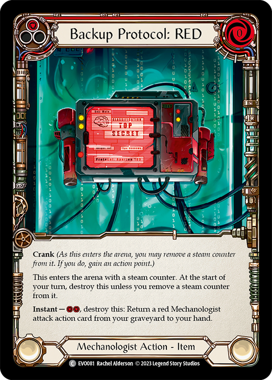 Backup Protocol: RED | Common [Rainbow Foil]