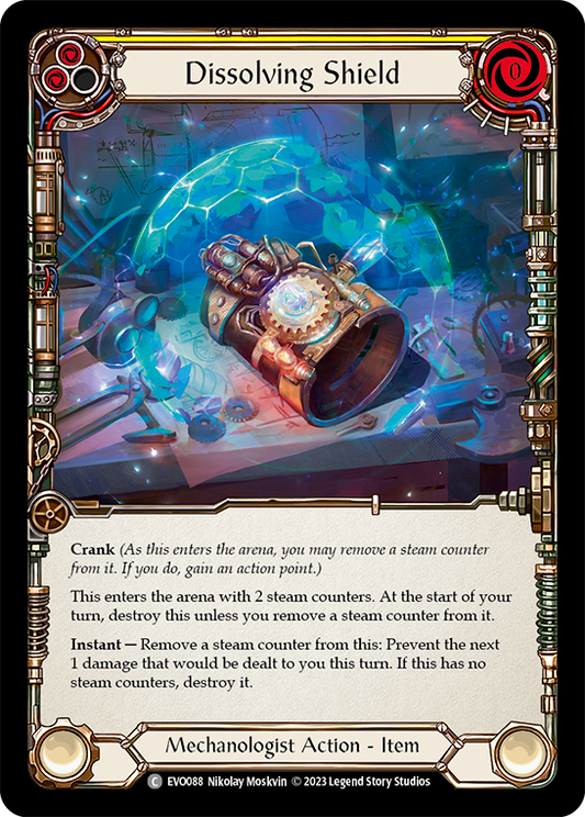 Dissolving Shield (Yellow) | Common [Rainbow Foil]