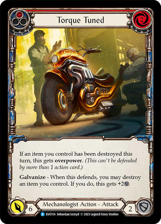 Torque Tuned (Red) | Rare [Rainbow Foil]
