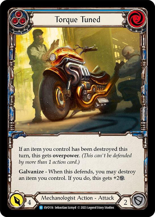 Torque Tuned (Blue) | Rare [Rainbow Foil]