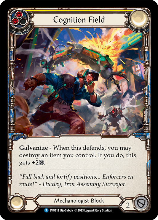 Cognition Field (Yellow) | Rare [Rainbow Foil]