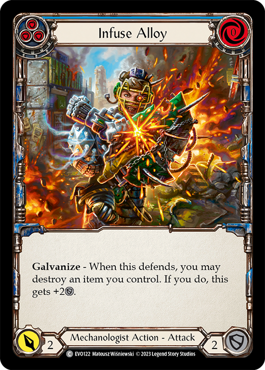 Infuse Alloy (Blue) | Common [Rainbow Foil]