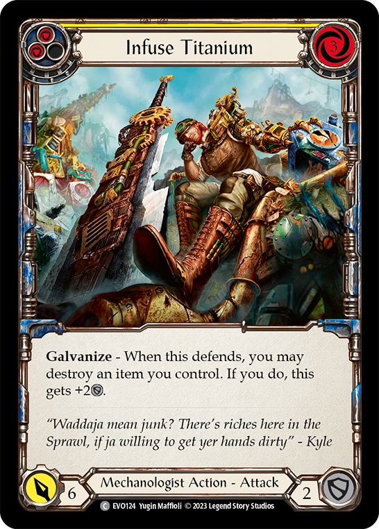 Infuse Titanium (Yellow) | Common [Rainbow Foil]