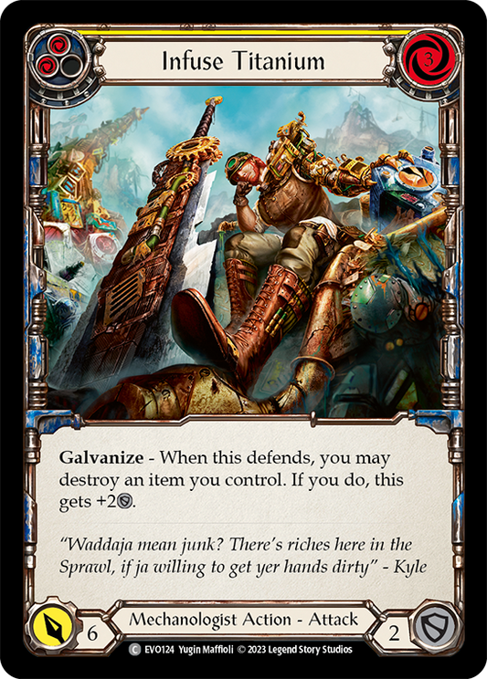 Infuse Titanium (Yellow) | Common [Rainbow Foil]
